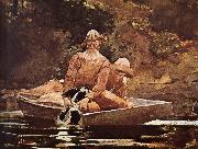 Winslow Homer After hunting painting